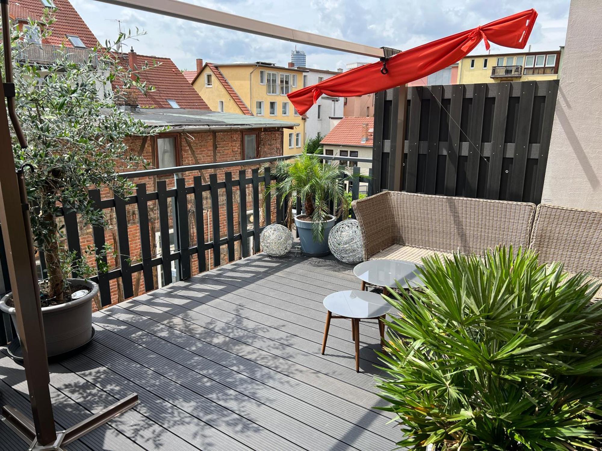 Apartment Napoleon, Naehe Zentrum, 2 Schlafzimmer, Grosser Balkon, Free Wifi ,Parken イェーナ エクステリア 写真